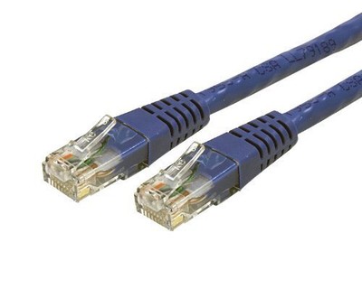 StarTech.com 100ft CAT6 Ethernet Cable - Blue Molded Gigabit - 100W PoE UTP
