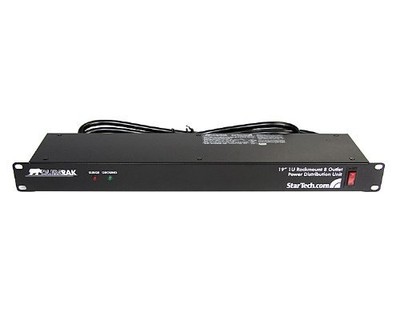 Startech.com 1u Rackmount 8 Outlet Power Distribution Unit - 8 X Nema 5-15r -
