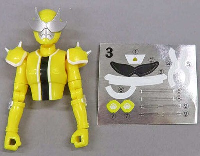 Candy Toy Trading Figure 3. Onisister A Bustaro Sentai Don Brothers Yudo