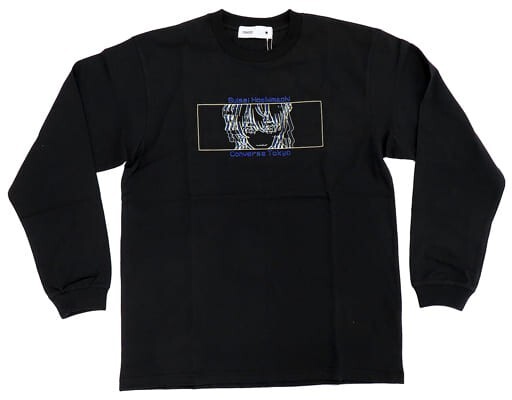 Hololive x CONVERSE TOKYO Hoshimachi Suisei Long Black T
