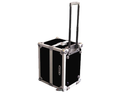 Odyssey Cases FZLP120HW New Flight Zone 120 Capacity Lp Case W/ Handle & Wheels