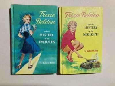 TRIXIE BELDEN Lot of 2: 14 & 15 (FIRST) Whitman by Kathryn Kenny HBPC BEAUTIFUL!