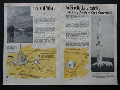 Large Scale Model Rocketry How-to info & Launcher PLANS