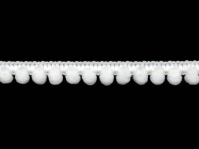 Baby Pom Pom Fringe, 3/8 inch wide -select color-selling by the yard