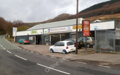 Photo 6x4 New Road Garage, Treherbert Located at the western end of Abert c2012