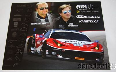 2014 AIM Autosport ''2nd Version'' Ferrari 458 Italia GT GTD IMSA TUSC Hero Card