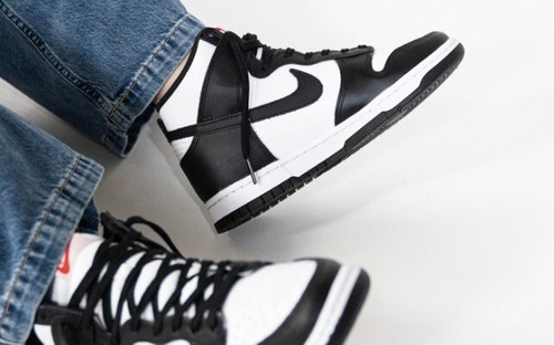 Nike Dunk High - Pandas Mens Size 8.5 White And Black