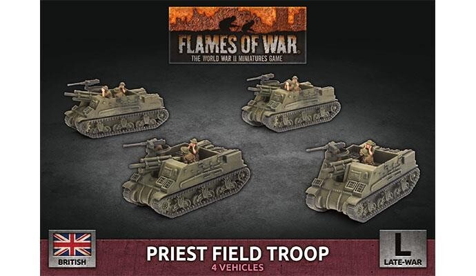 Священник Полевые войска Британские миниатюры Flames of War Поздняя война