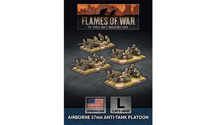 Парашютный 57-мм противотанковый взвод американец Late Flames of War