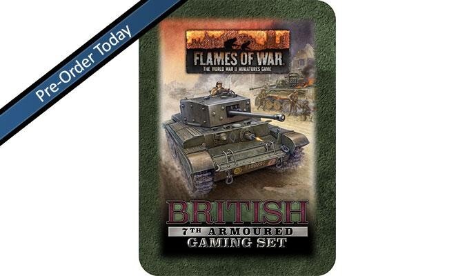 Британский седьмой бронированный игровой набор Flames of War Bulge НОВИНКА