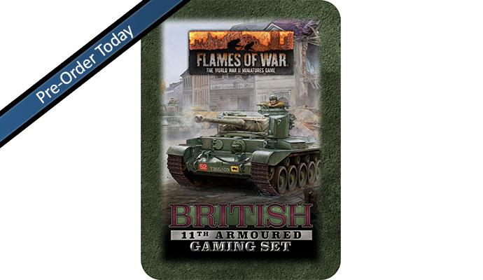 Британский 11-й бронированный игровой набор Bulge Flames of War NEW