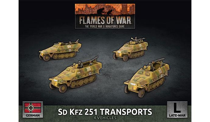 Sd Kfz 251 транспортирует немецкое пламя войны конца войны НОВИНКА