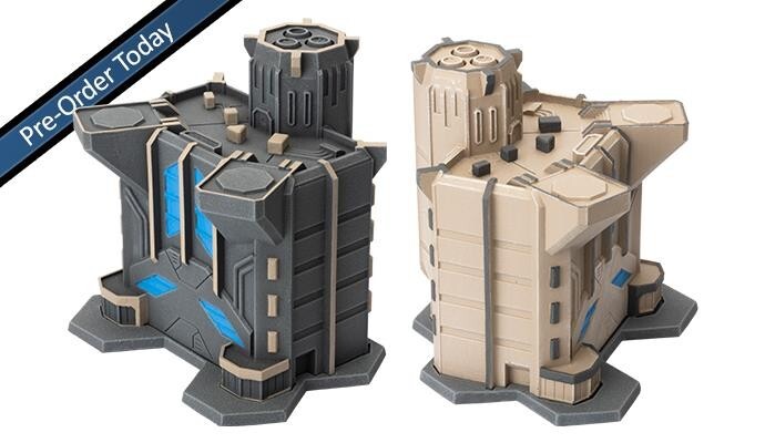 Тринити-Сити - Корпоративный офис Hextech Terrain Battletech Battlefield в коробке