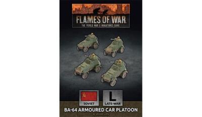 BA64 Бронеавтомобиль Взвод x4 Танки СССР Поздняя война Flames of War