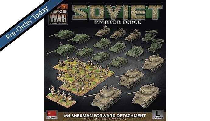 Советский передовой отряд M4 Sherman Berlin Late Flames of War