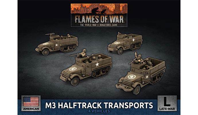 Полугусеничный транспортный взвод M3 American Late Flames of War