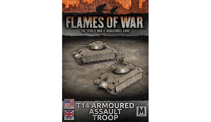 Штурмовой танк Т-14 (x2) Британская Северная Африка в середине войны Flames of War