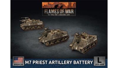 Артиллерийская батарея M7 Priest American Flames of War