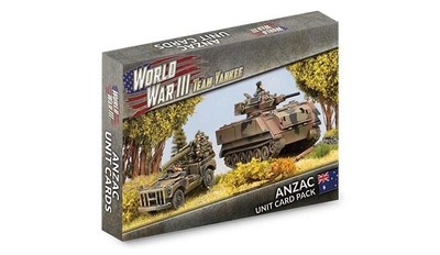 Набор карточек Team Yankee: ANZAC Unit (29 карточек) - WW3-09A
