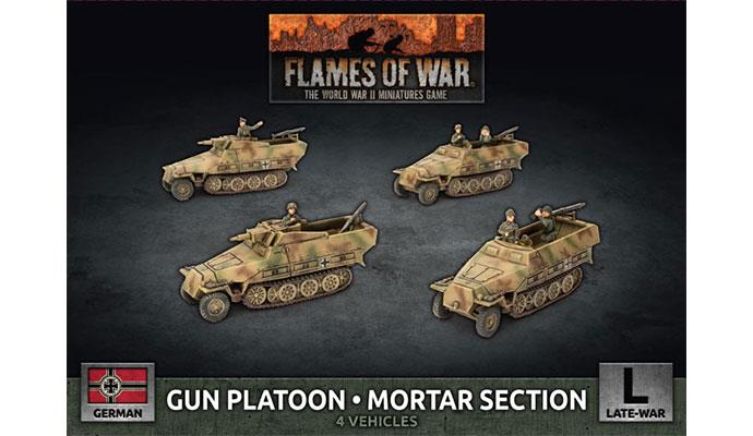 Орудийный взвод - минометная секция (пластик) German Late Flames of War NIB