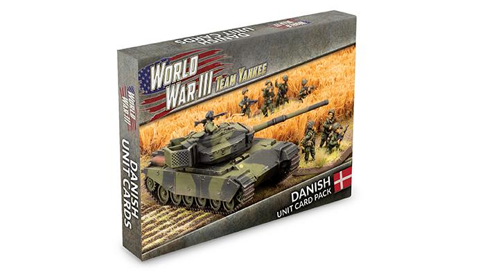 Карточки датского отряда (28 карточек) времен Третьей мировой войны Team Yankee WW3-08D