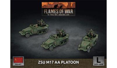 ЗСУ M17 Зенитный взвод x3 танки советские поздние войны Flames of War