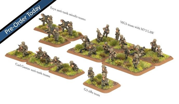 M113 Storm Group Norwegian (31 фигурка) WWIII Team Yankee