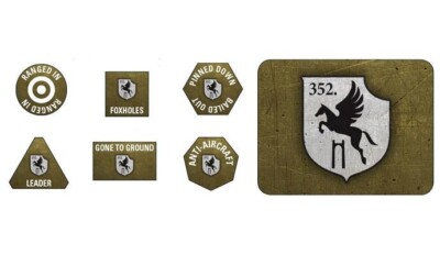 Пламя войны 352. Жетоны и задания пехотной дивизии НА GSO900