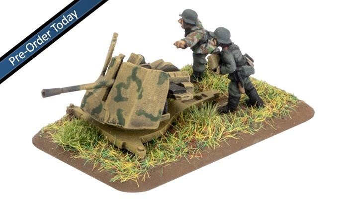 3,7-см взвод зенитной артиллерии (x3) Berlin German Late Flames of War