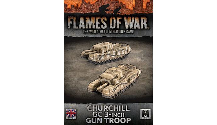 Churchill 3 Gun Carrier (x2) Британская Северная Африка в разгар войны Flames of War