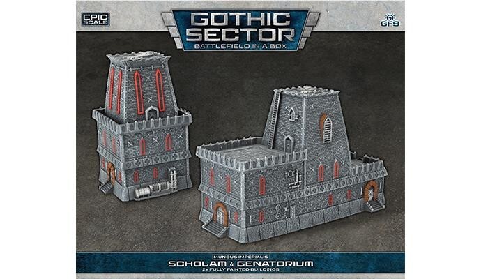 Mundus Imperialis - Школа и Генаториум (x2) Поле битвы в коробке Пламя войны
