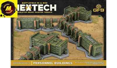 Dropbase Delta Personnel Buildings (x10) -#HEXT25 - Battletech