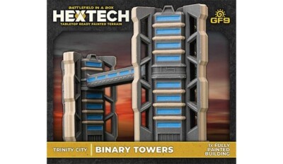 Местность GF9 HexTech: Город Тринити: Бинарные башни - GF9 HEXT12