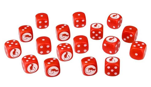 Flames of War Dice - British 7th Armoured Division Classic Theme (20x d6)
