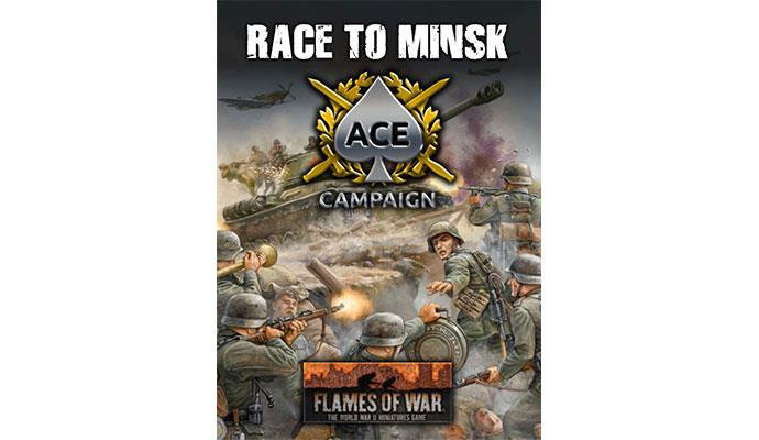 Race for Minsk Набор карт кампании Ace Поздняя война Flames of War