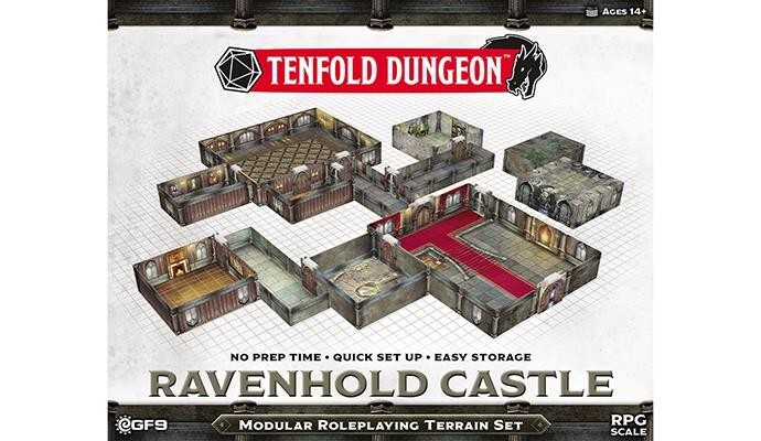 Десятикратное подземелье - Ravenhold Castle D&D RPG настольная игра Gale Force 9