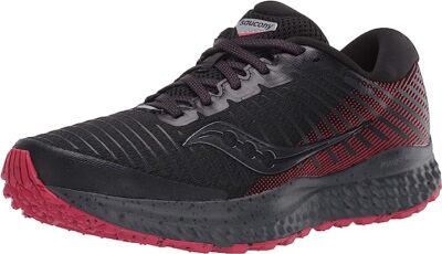 

Кроссовки Saucony Womens Guide 13 TR, черный/барбарис, Black/barberry