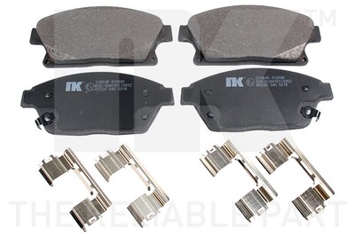 Brake Pads Set fits OPEL AMPERA R12 1.4 Front 11 to 15 NK 13301234 13412810 New