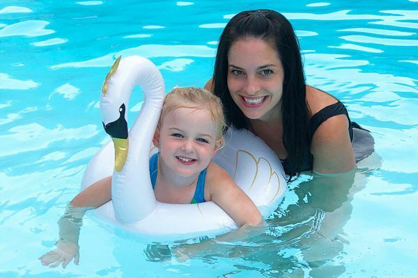 Salvagente Gonfiabile Cigno Bianco 55cm Bambini Mare Piscina Estate dfh