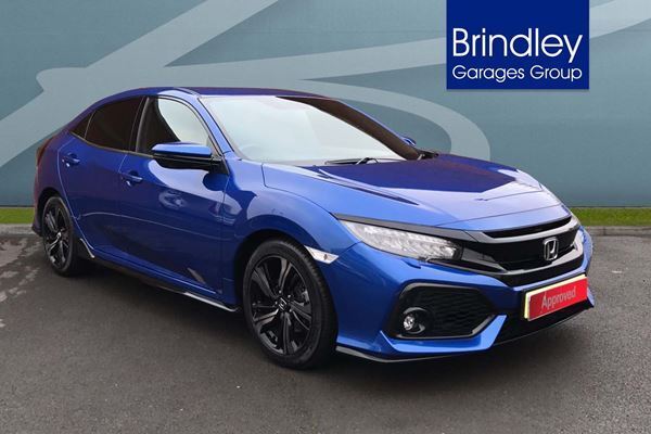 HONDA CIVIC 1.5 VTEC Turbo Sport 5dr CVT (blue) 2017 | in ...