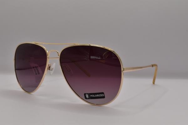 Einar Classic AZF5130 BPpol Herren Damen Sonnenbrille Metall Flieger Gold