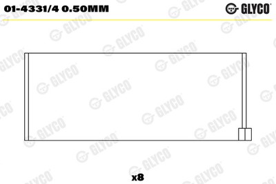 Big End Bearing fits INNOCENTI REGENT 1.3 74 to 75 12H Glyco Quality Guaranteed