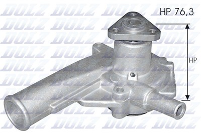 DOLZ F147 Water Pump for FORD