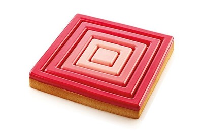Mold Tarte Ring Squared 7 7/8x7 7/8in MM Silikomart Ring for Base Pie