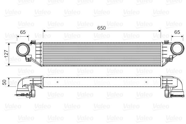 Valeo Intercooler Turbo Refroidisseur Convient Pour Mercedes-Benz C-Classe