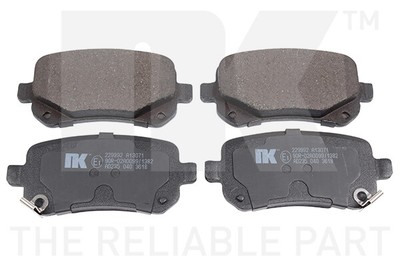 Brake Pads Set fits CHRYSLER VOYAGER Mk5 3.8 Rear 2007 on NK 068029887AA Quality