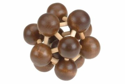 Brain Teasers Wooden Atomic Puzzle
