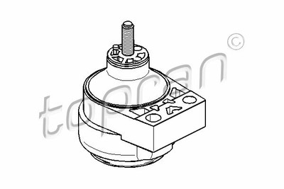 MOTORHALTER MOTORAUFHÄNGUNG RECHT TOPRAN 301 815 P NEU OE QUALITÄT