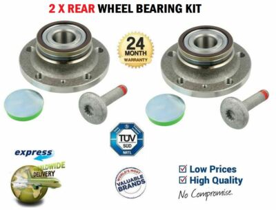 2x Rear WHEEL BEARINGS for VW SCIROCCO 137 138 2.0TDi 2010-2017