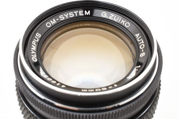 NEAR MINT】 Olympus OM-System G.Zuiko Auto-S 50mm f1.4 MF Lens